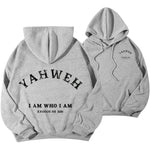 Letter Print Fleece Hooded Sweatshirt