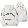 Letter Print Fleece Hooded Sweatshirt