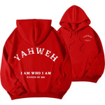 Letter Print Fleece Hooded Sweatshirt