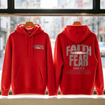 Faith Over Fear Mens Hoodie