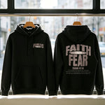 Faith Over Fear Mens Hoodie