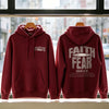 Faith Over Fear Mens Hoodie