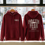 Faith Over Fear Mens Hoodie