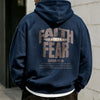Faith Over Fear Mens Hoodie