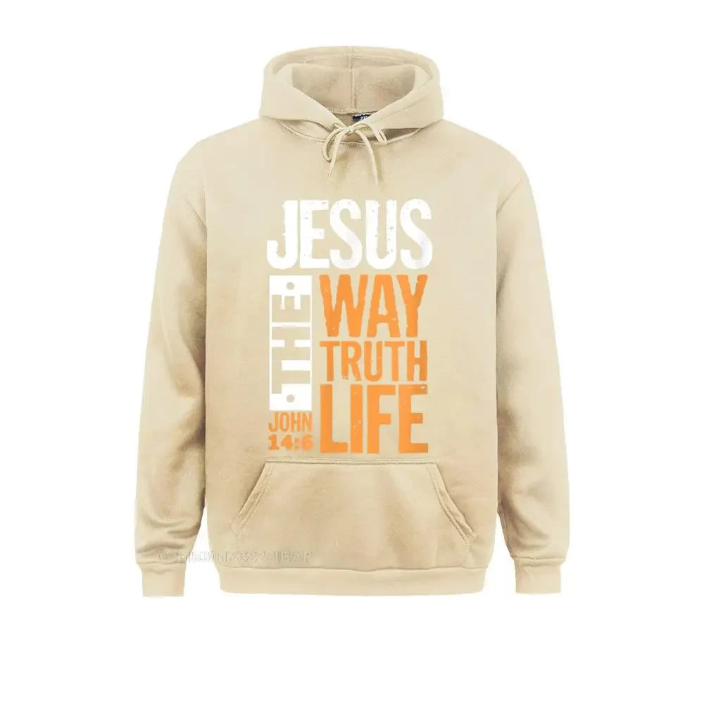 Christian Bible Verse Graphic Hooded Sweatshirt
