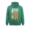 Christian Bible Verse Graphic Hooded Sweatshirt