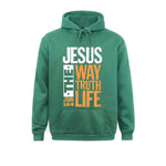Christian Bible Verse Graphic Hooded Sweatshirt