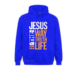 Christian Bible Verse Graphic Hooded Sweatshirt