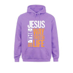 Christian Bible Verse Graphic Hooded Sweatshirt