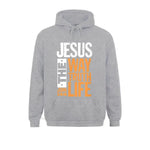 Christian Bible Verse Graphic Hooded Sweatshirt