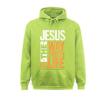 Christian Bible Verse Graphic Hooded Sweatshirt