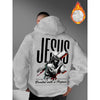 Loose Fit Jesus Print Hoodie