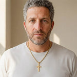 Minimalist Stainless Steel Cross Choker