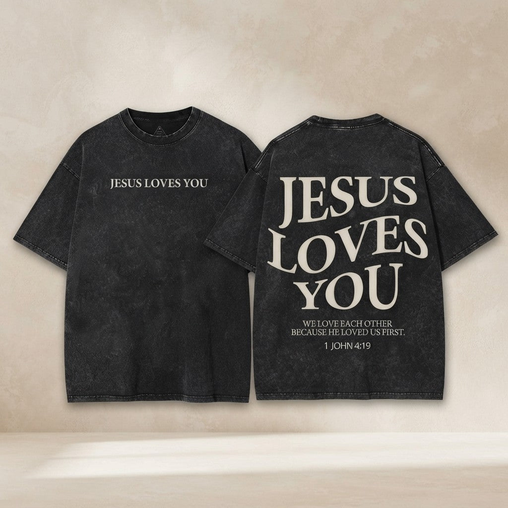 Vintage Washed Christian Graphic Tee